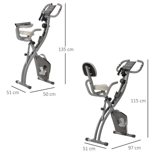 Bicicleta Estática Homcom A90-196gy