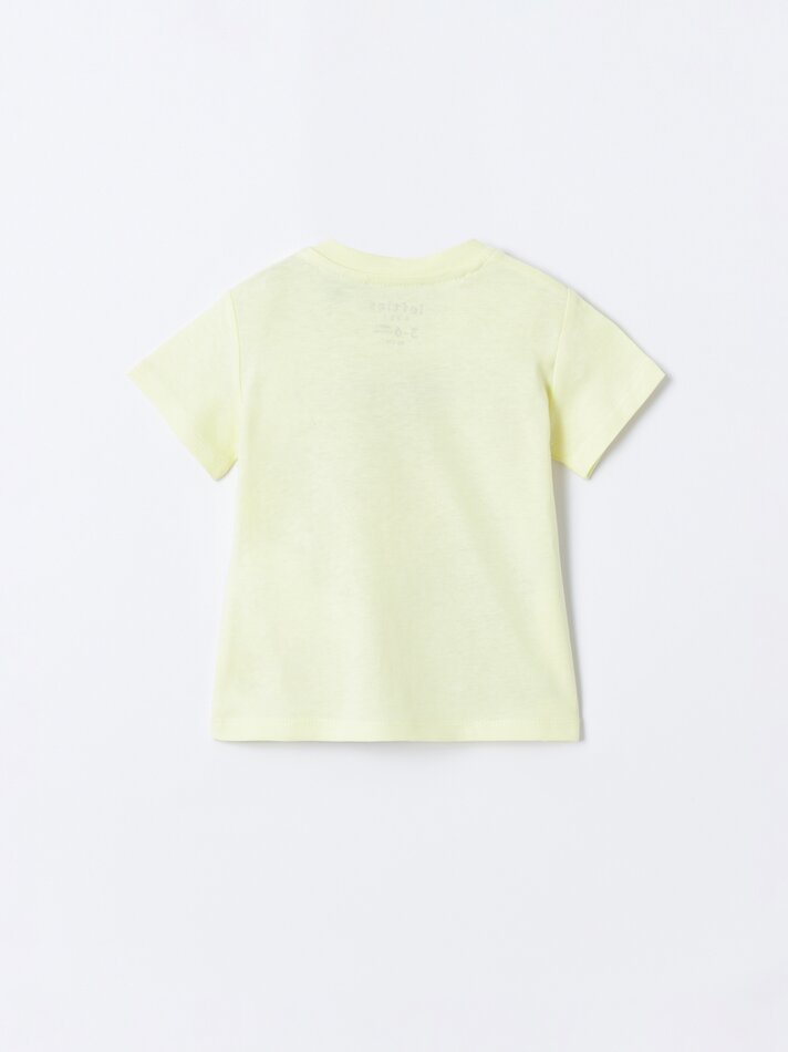 Conjunto de camiseta e bermuda Jurassic Park da Universal - Amarelo