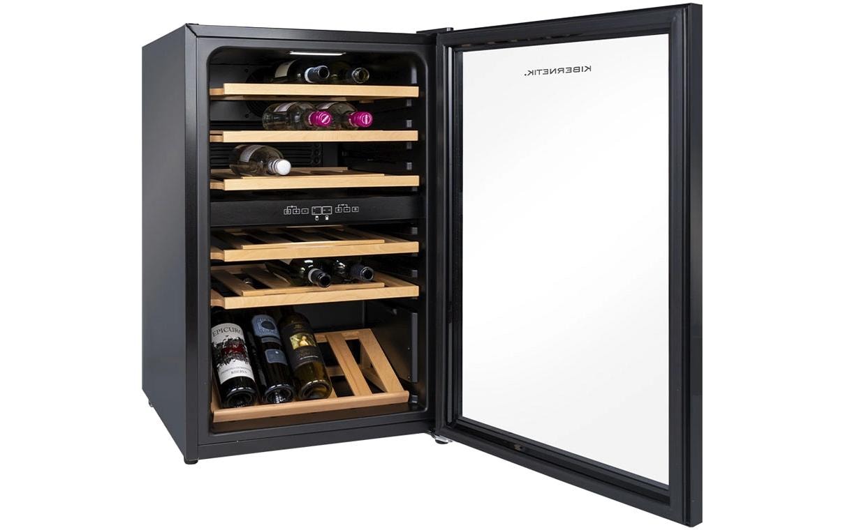 Weinkühlschrank WKH39D Rechts, Schwarz<br>Weinklimaschrank 2 Zonen