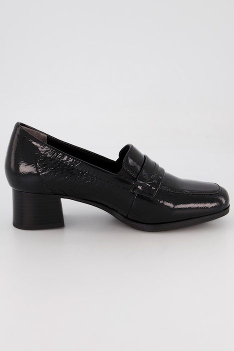 Leder-Pumps, Jana Shoes, Zierspange, Weite H