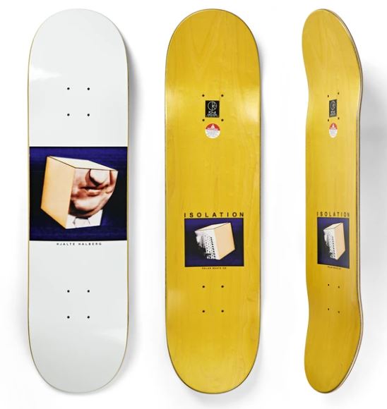 Polar Skate Co Isolation - White Hjalte Halberg 8.0