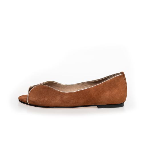 Copenhagen Shoes Like A Melody Ballerinasko, Cognac, 36