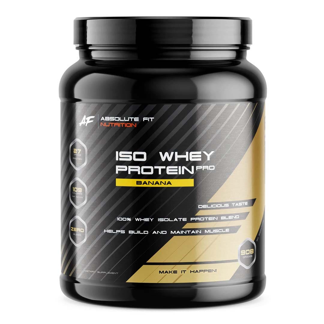 Absolute Fit Nutrition  Iso Whey Protein Banaan