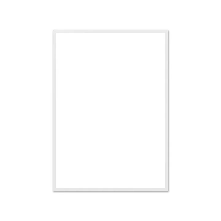 The Poster Club - Bilderrahmen Eiche weiss, Echtglas, 50 x 70 cm
