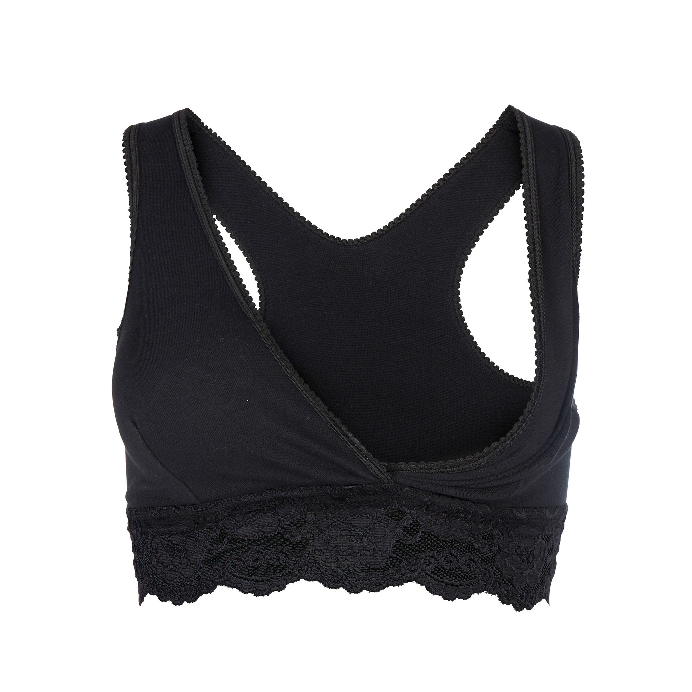 Carriwell Still-BH Spitze Bio-Baumwolle schwarz