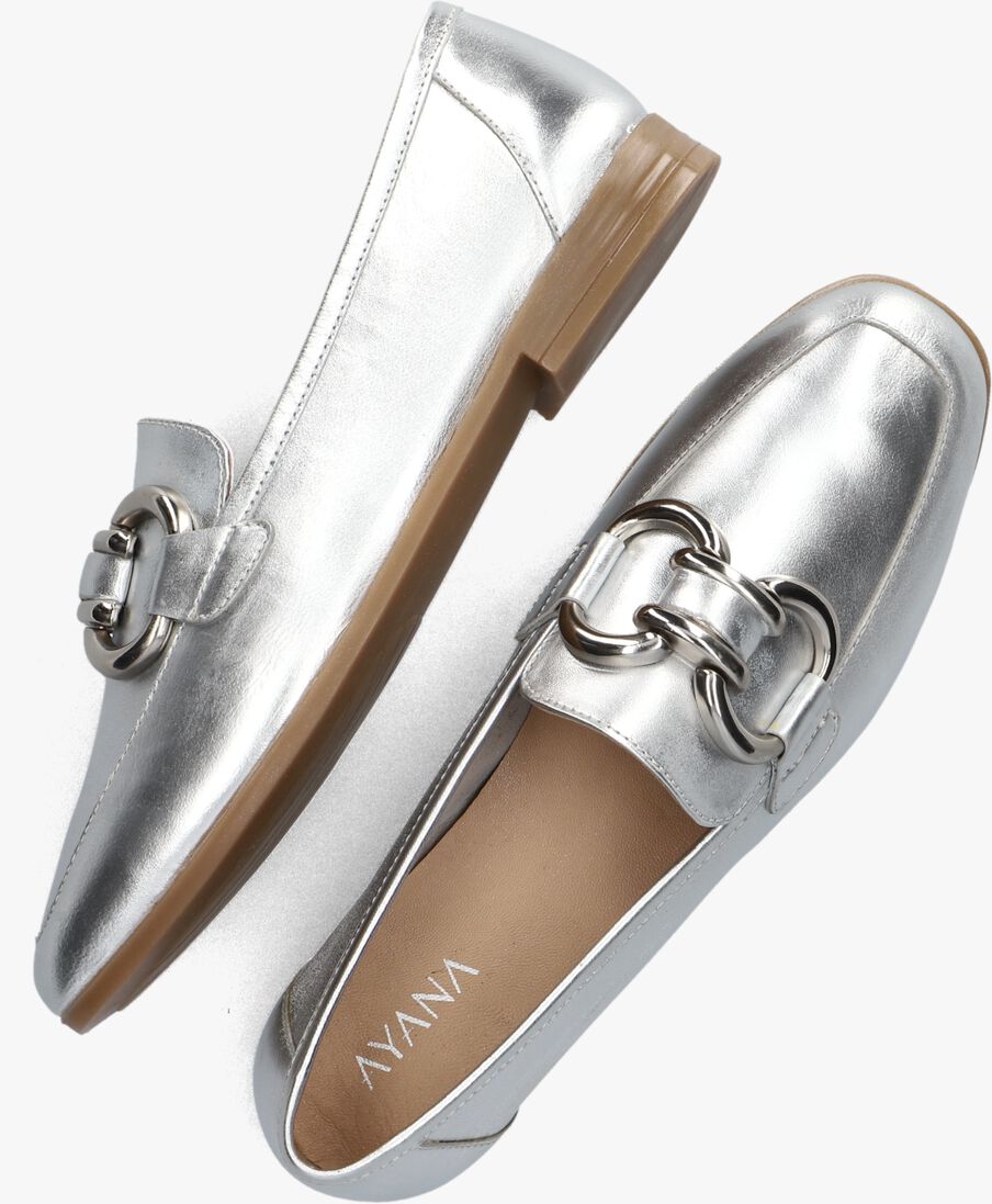 zilveren ayana loafers 4777