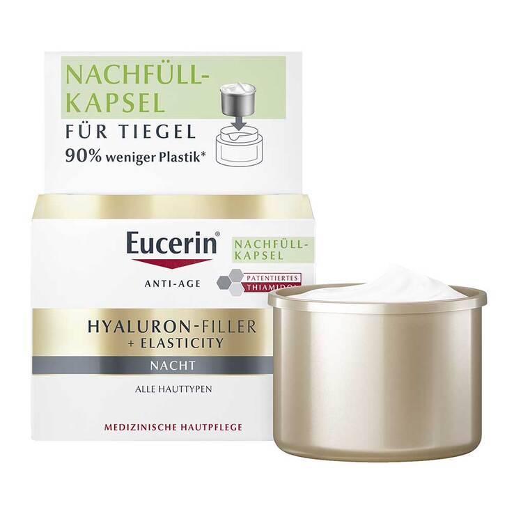 Eucerin Anti-Age Hyaluron-Filler + Elasticity Nachtcreme, 50 ml