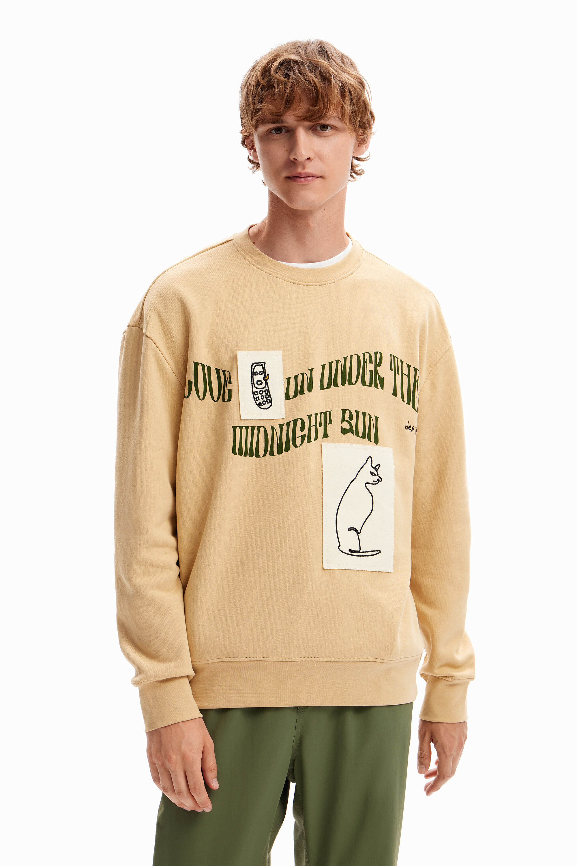 Sweat-shirt messages patchs