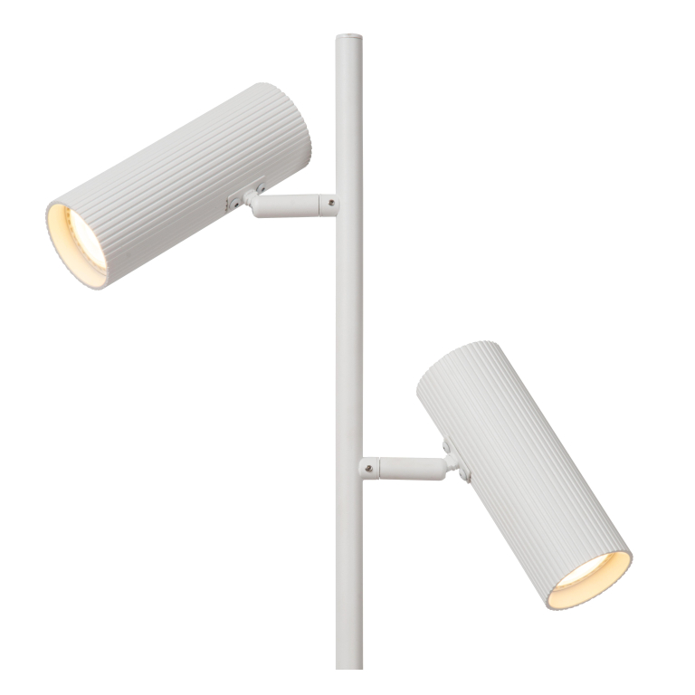 Lucide Clubs 2 vloerlamp wit