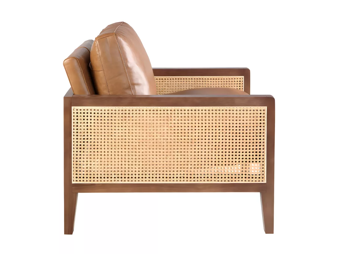 Fauteuil en cuir marron 5113 ANGEL CERDA