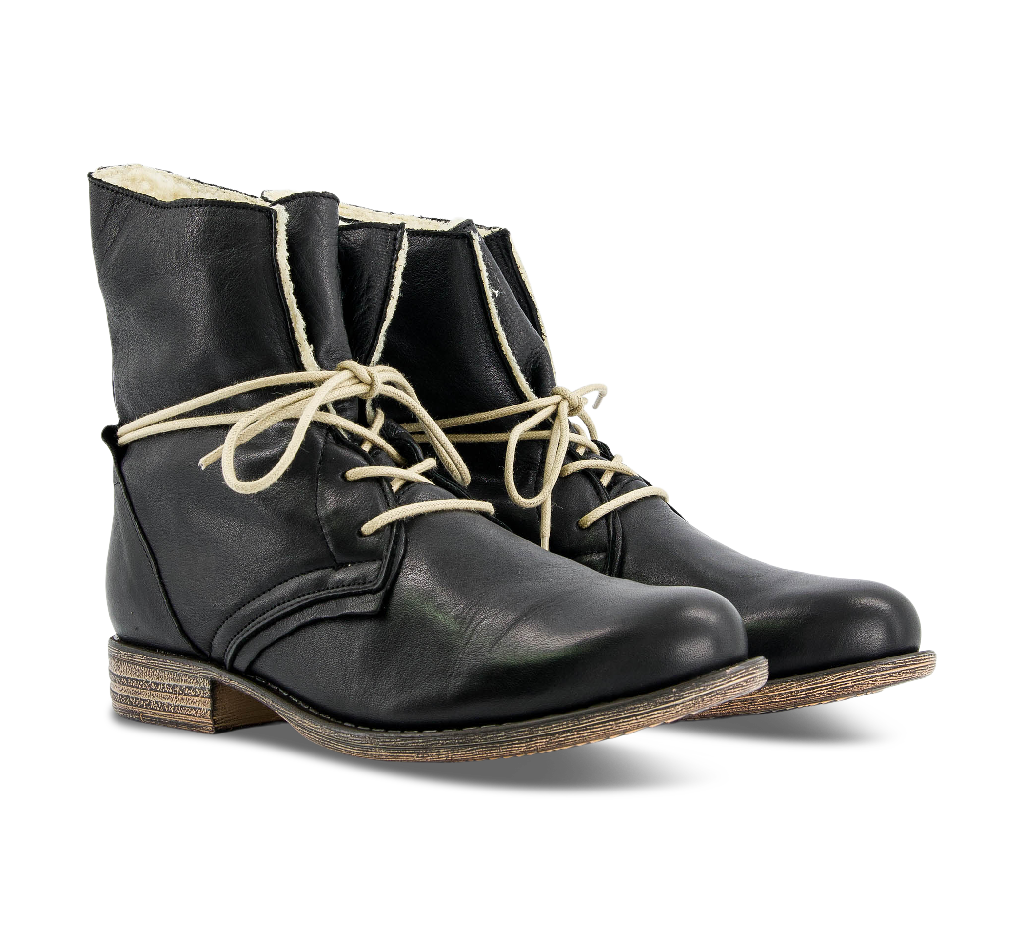 1874 by Walder Schnürstiefel schwarz