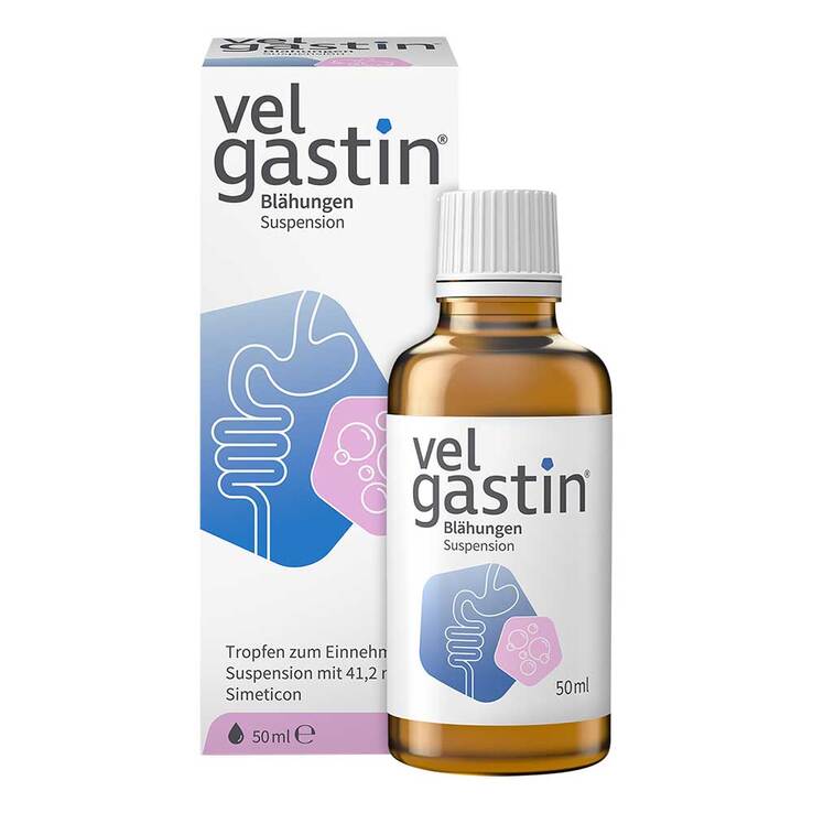 Velgastin® Suspension zum Einnehmen bei Blähungen , 50 ml
