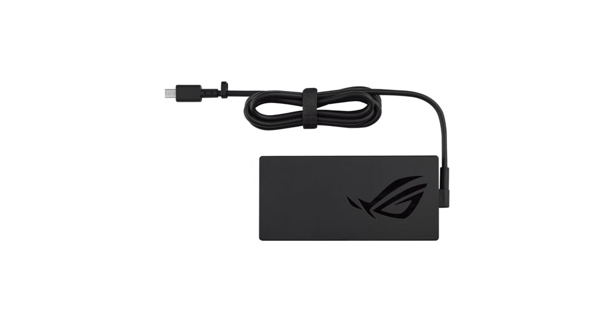 ASUSROG 180W Compact Plug Adapter oplader  (Zwart)