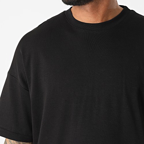 Ensemble Tee Shirt Et Short Jogging LL607 Noir