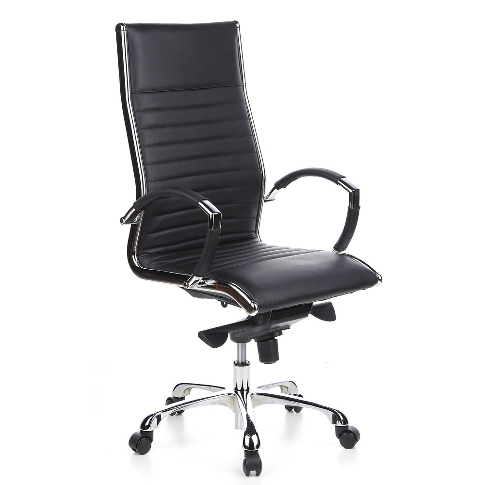 Profi Chefsessel PARMA 20 Leder mit Armlehnen hjh OFFICE