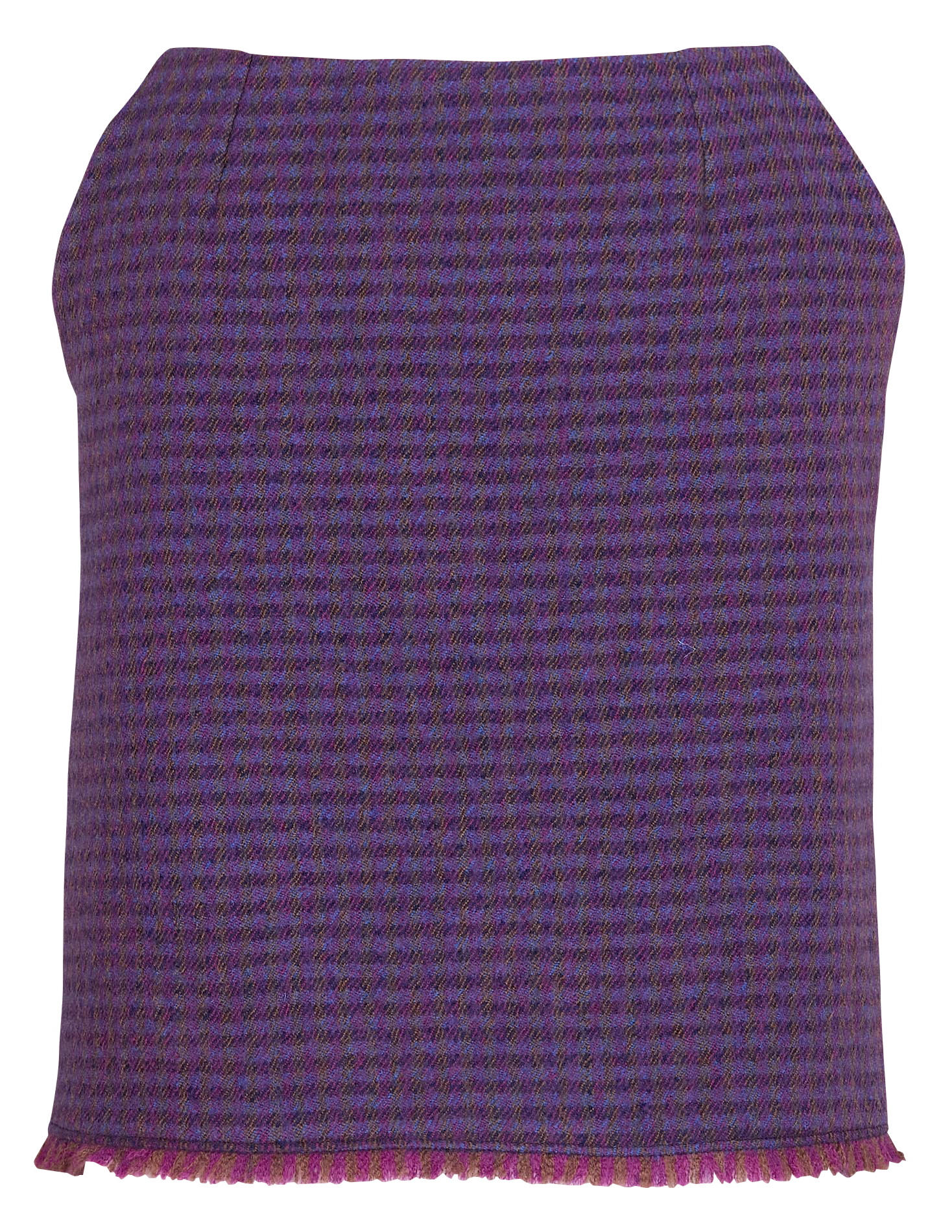 Jupe courte à carreaux| Violet