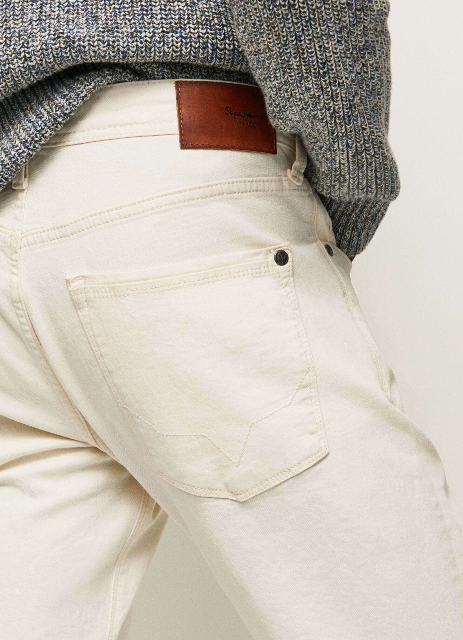 Calça jeans Stanley, corte e cintura regulares - jeans