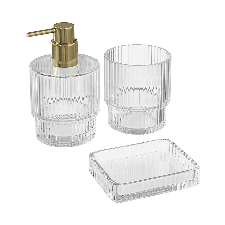 Distributeur de savon Cavalla transparent GoodHome