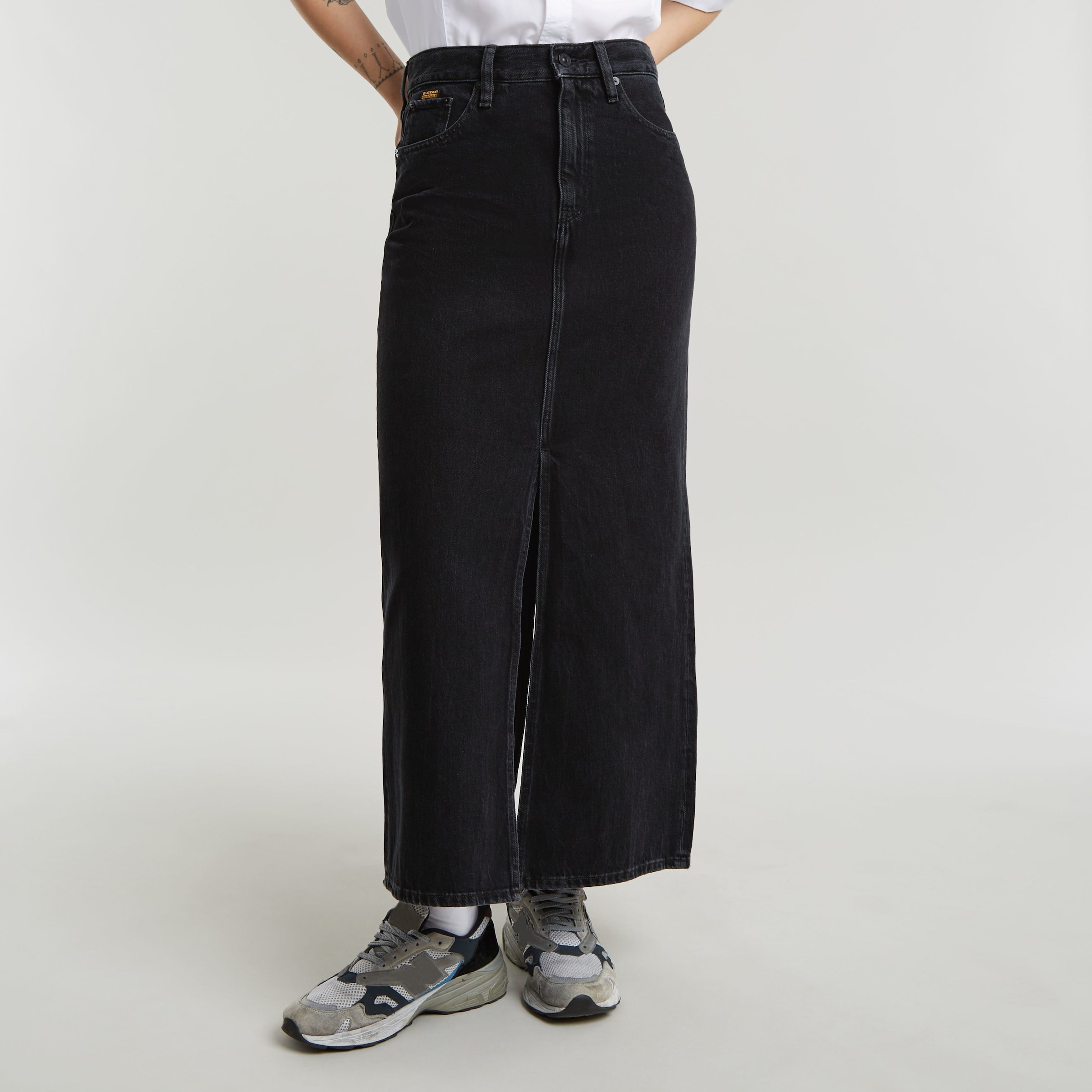 G-STAR Maxirock »Viktoria Long Skirt wmn«, im Jeans-Look