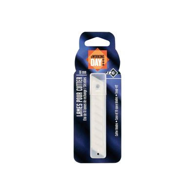 WONDAY - Etui de 10 lames - pour cutter rétractable - 18 mm