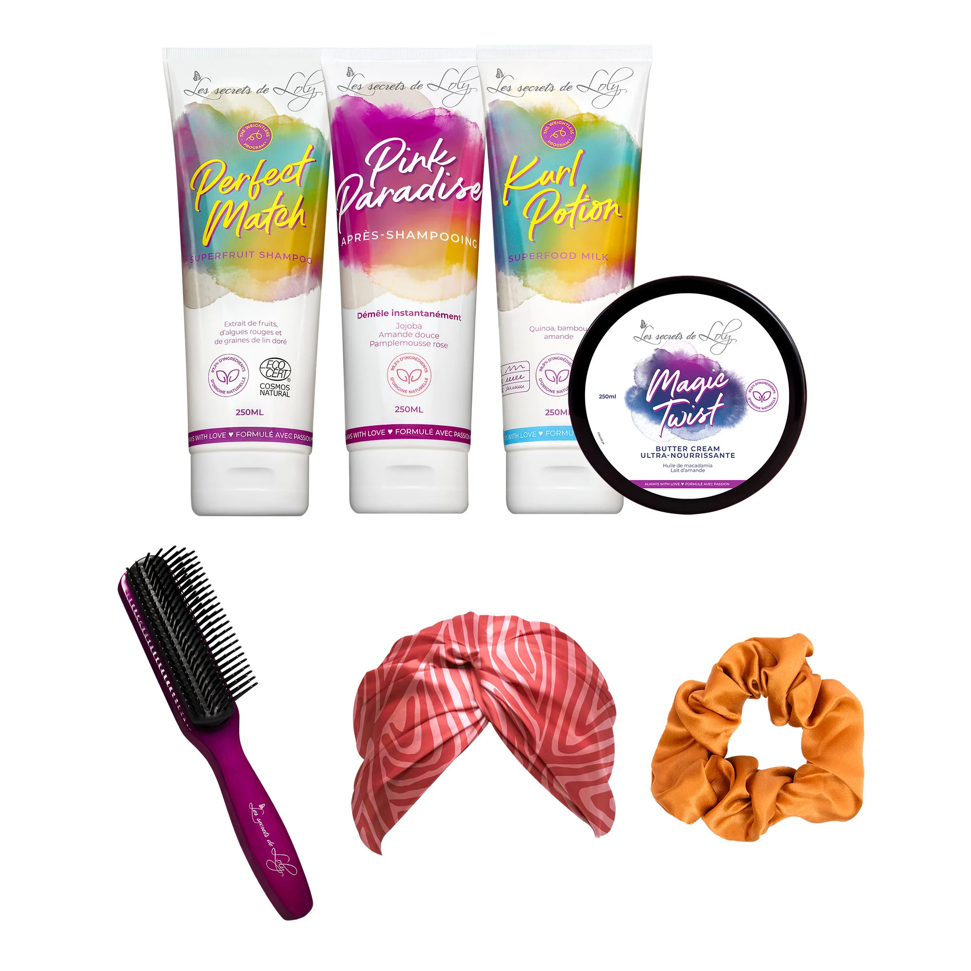 Rituel Cheveux Crépus - 4 étapes et 3 accessoire pour sublimer vos che