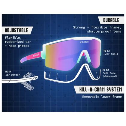 Lunettes de soleil Pit Viper The Try-Hard The Moontower Try-Hard - Multicolore