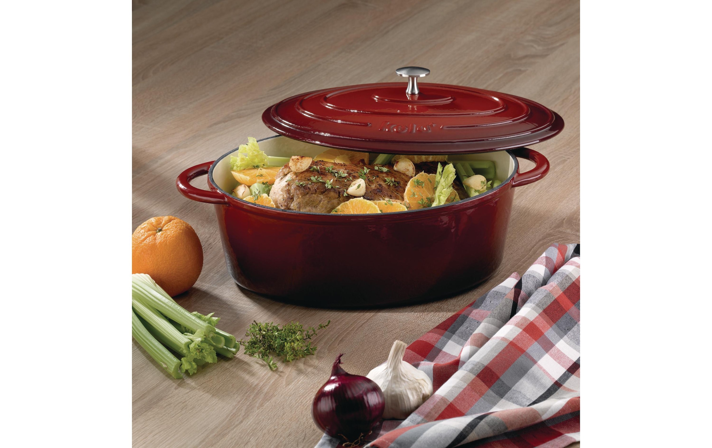 kela Bratentopf »Calido 33 cm« Gusseisen