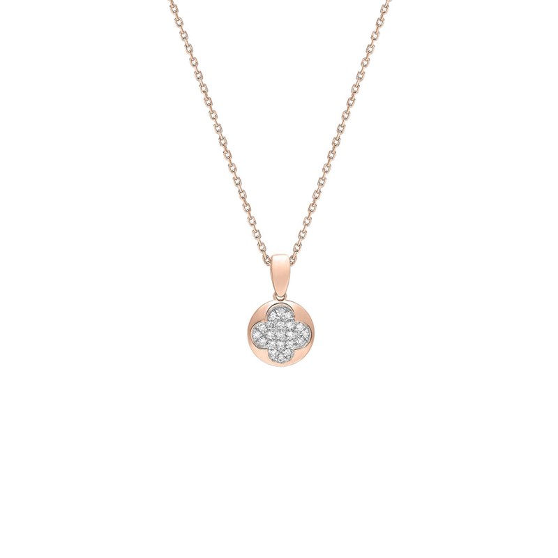 Collier Femme - Or 18 Carats - Diamant 0,08 Carats - Longueur : 42 cm