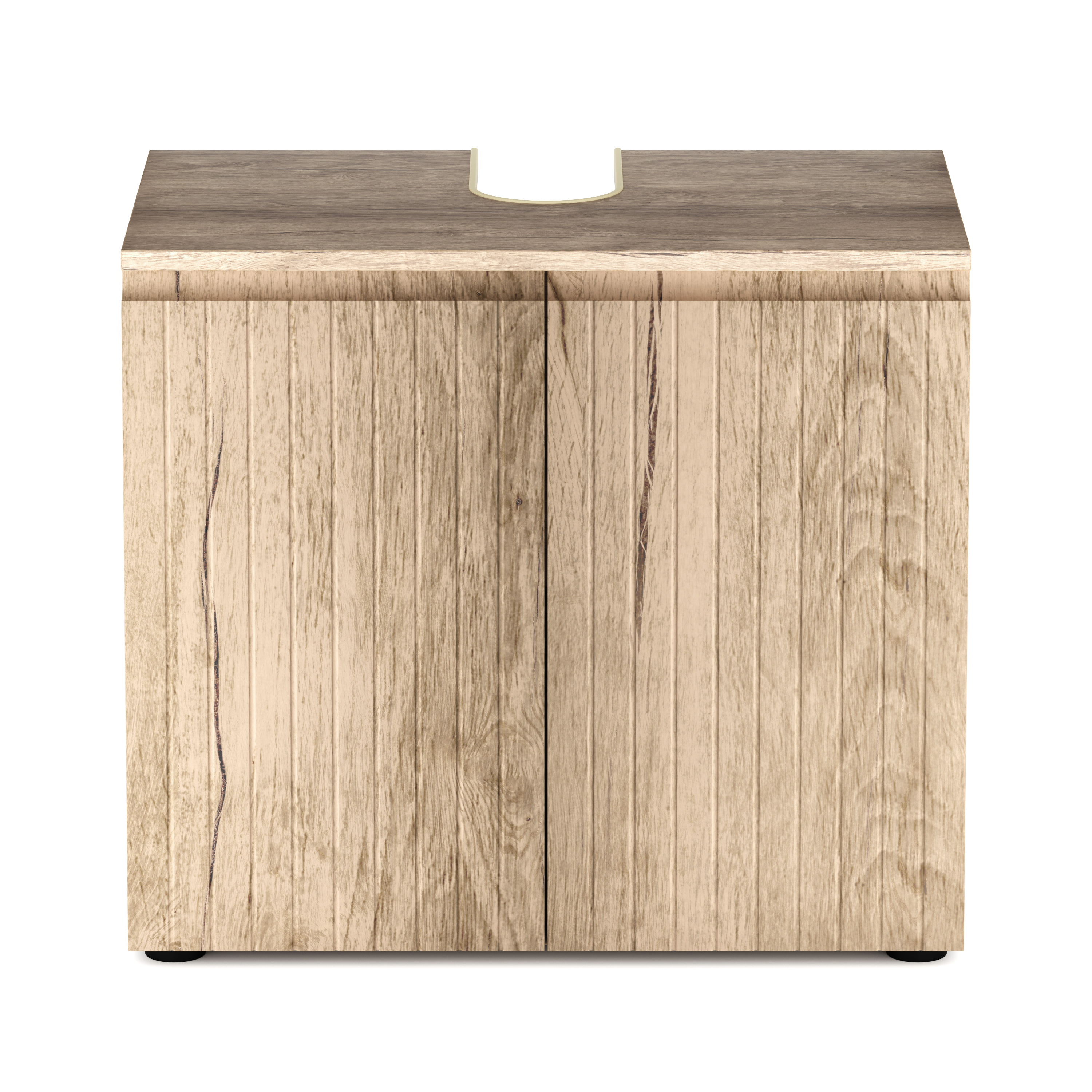 Waschbeckenunterschrank STEFAN 60 x 35 x 54 cm hellbraun