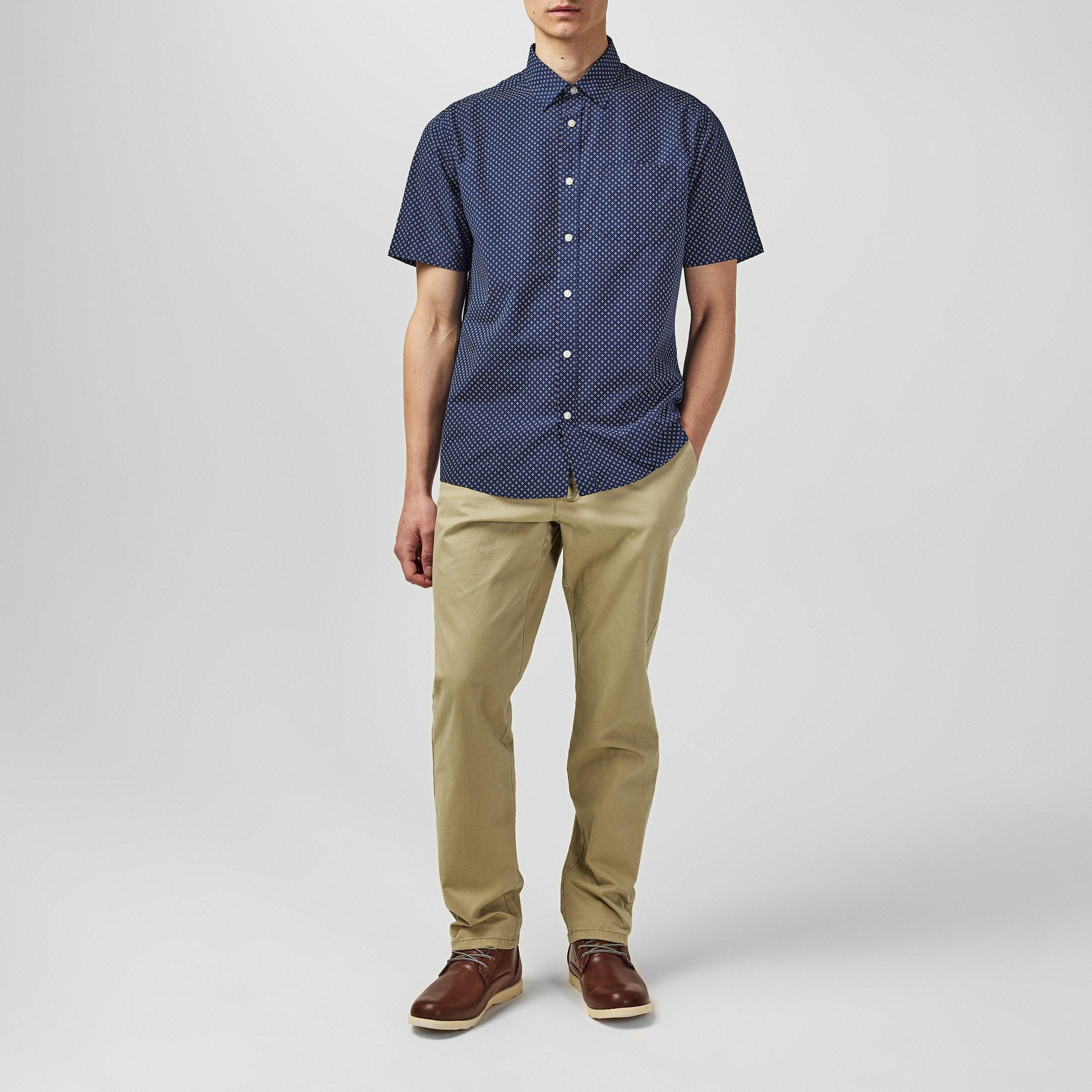 Fabric Classic Short Sleeve Poplin Shirt