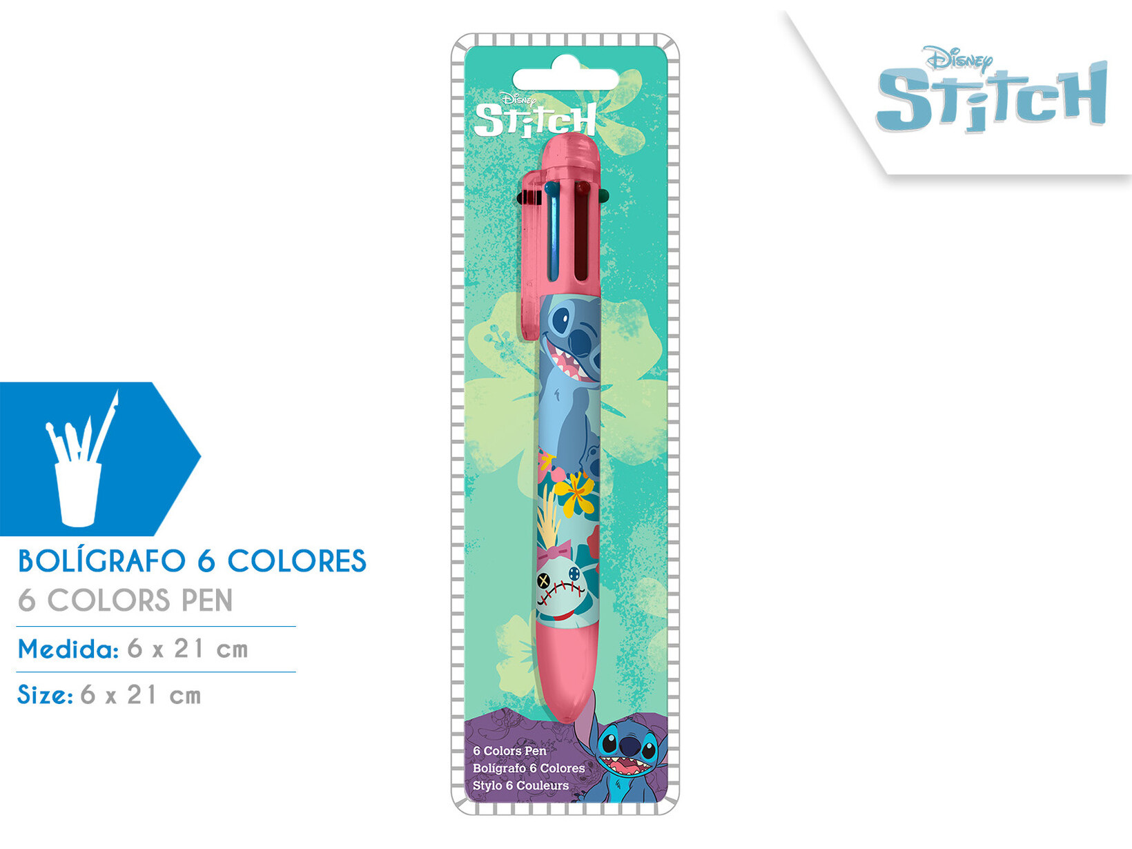 CANETA MULTICOLOR STITCH