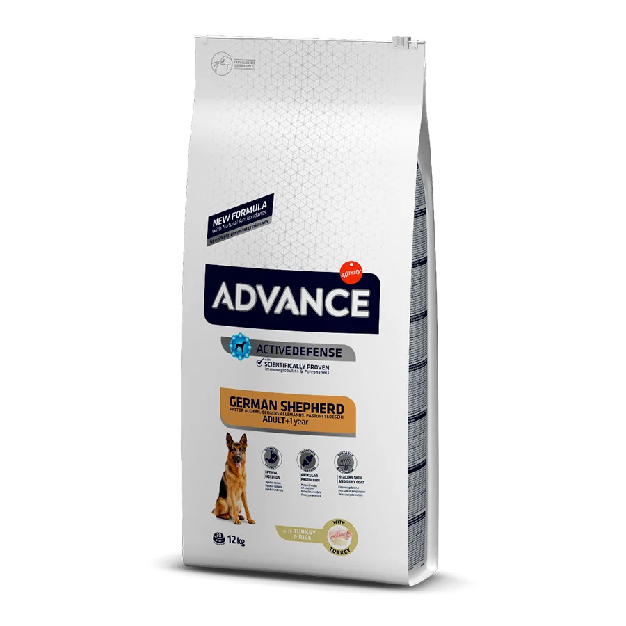 Ração Advance Active Defense para Cães Adultos da Raça Pastor Alemão