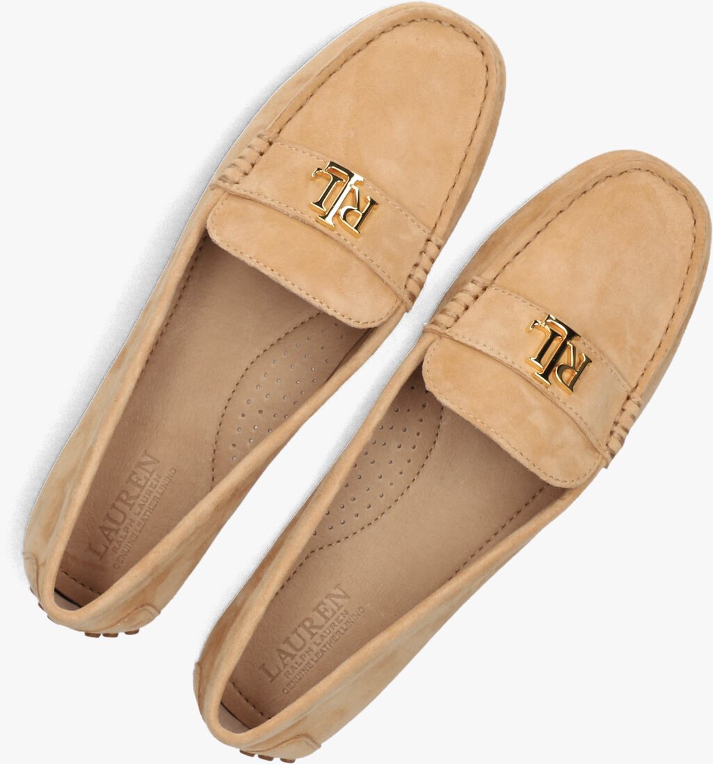beige lauren ralph lauren mocassins barnsbury flats