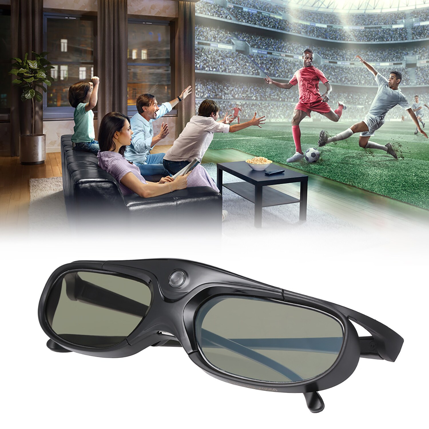 TPFNet 3D Brille Aktive Shutter für DLP-LINK Projektoren - 2 Stück