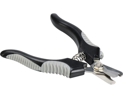 Klauwtang beeztees Nagelknipper, nageltang, zwart zilver, kunststof roestvrij staal ca. 13 cm