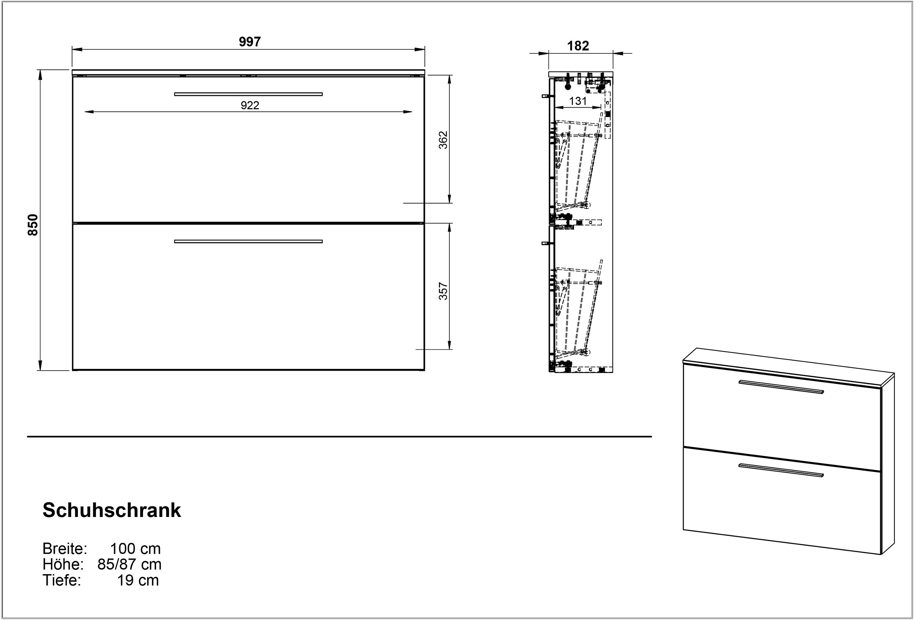 Schuhschrank WILDOMAR