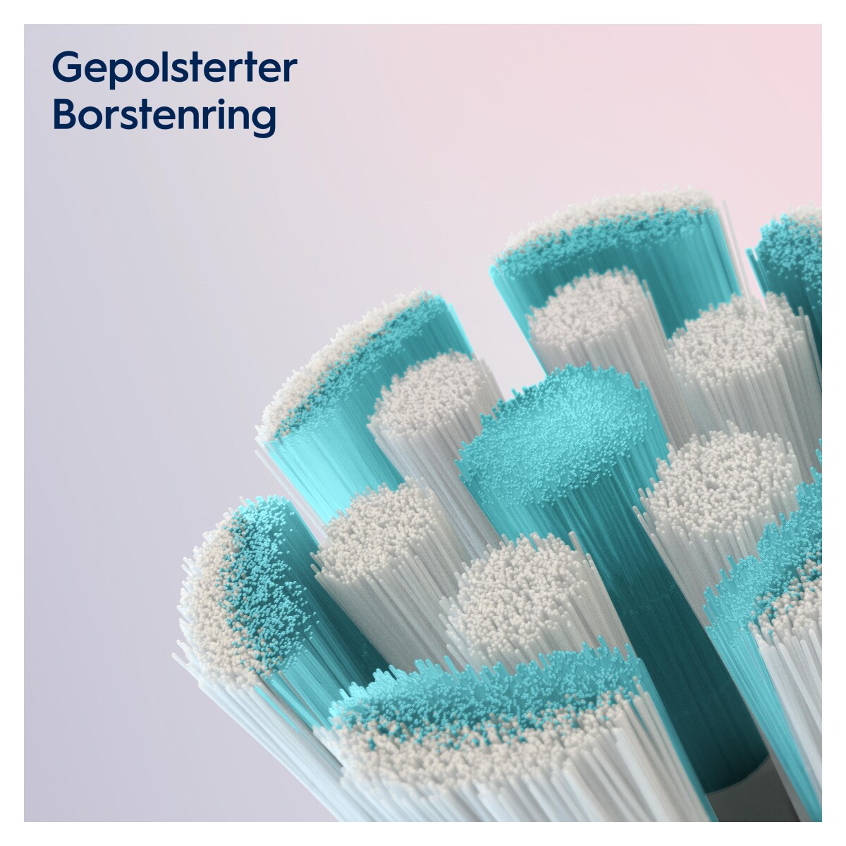 Oral-B iO Sanfte Reinigung Aufsteckbürsten für elektrische Zahnbürste, 6 Stück