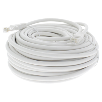 Q-Link UTP kabel CAT6 AWG26 2RJ45 20 meter wit