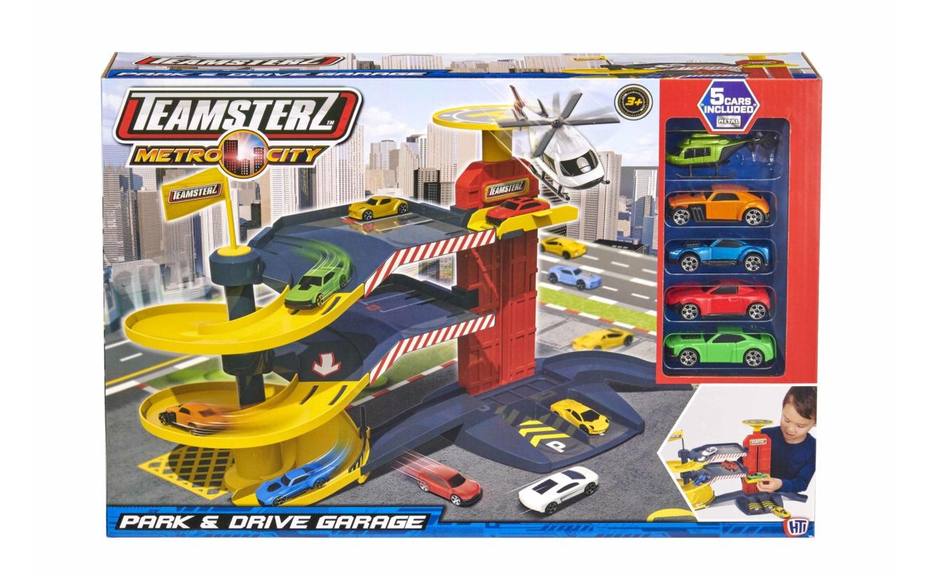 Teamsterz City Park & Drive Garage met 5 auto's