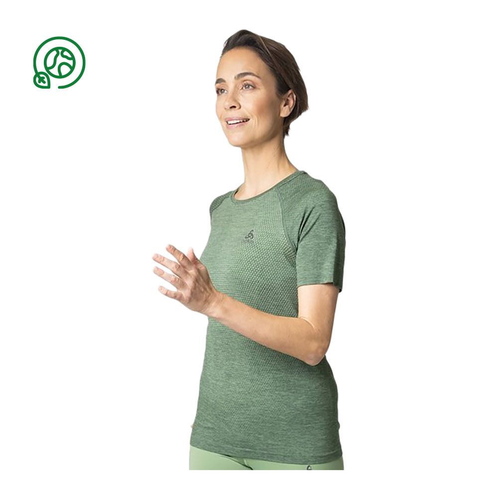 Odlo ESSENTIAL SEAMLESS - Maillot Femme loden frost melange