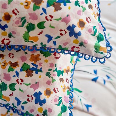 Linge de lit fleurs des champs