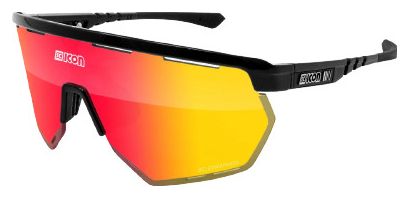 Lunettes SCICON Aerowing Noir / Rouge Miroir