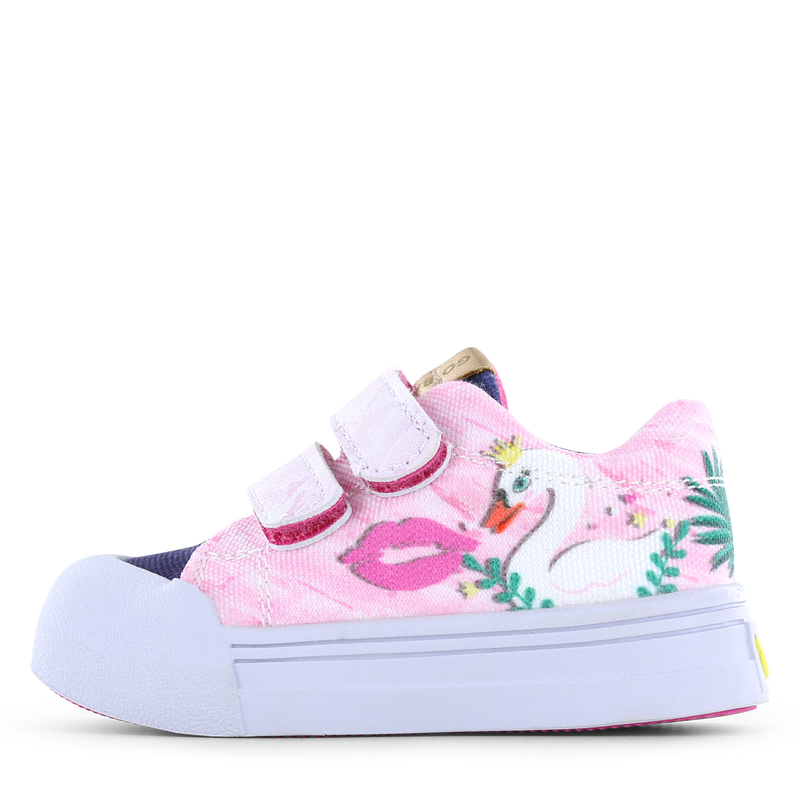 Go Bananas Sneaker Klettband - Schwan
