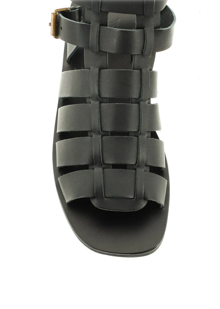 ANCIENT GREEK SANDAL - SAND ALEXANDROS BLACK