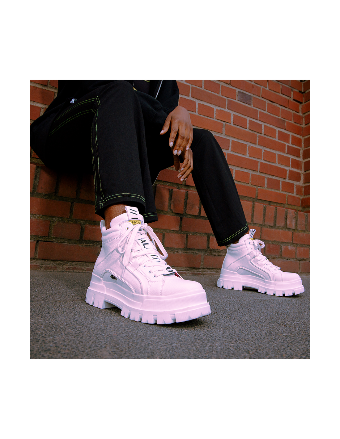 buffalo bottines femme aspha nc mid white