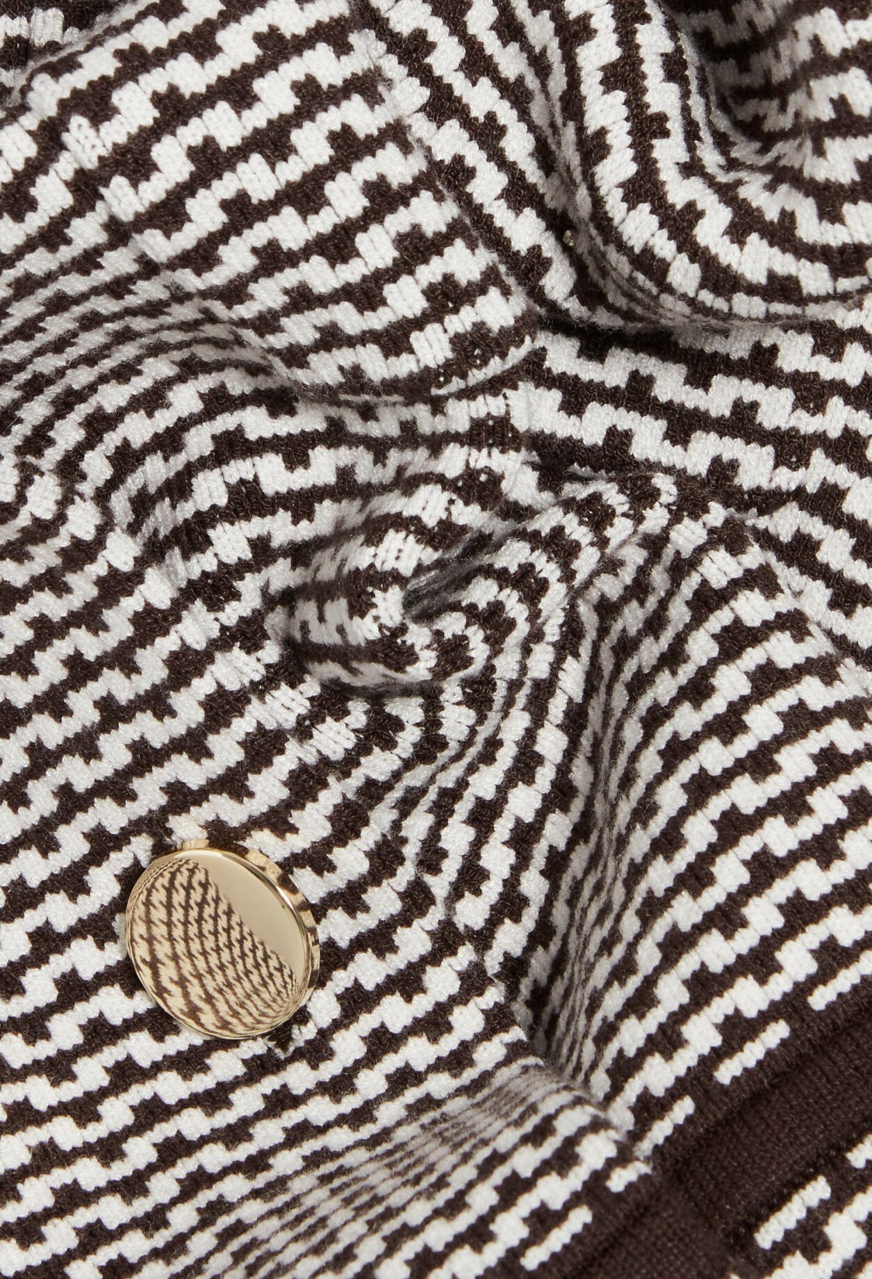 Veste maille jacquard bicolore