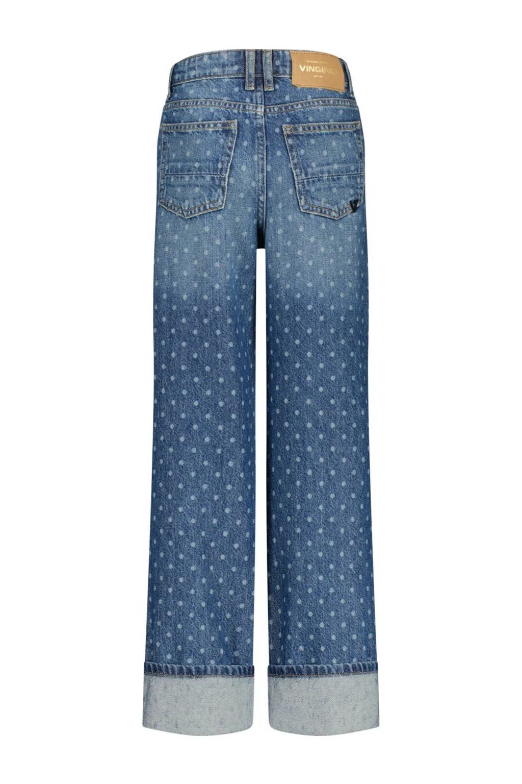 Vingino wide leg jeans medium blue denim