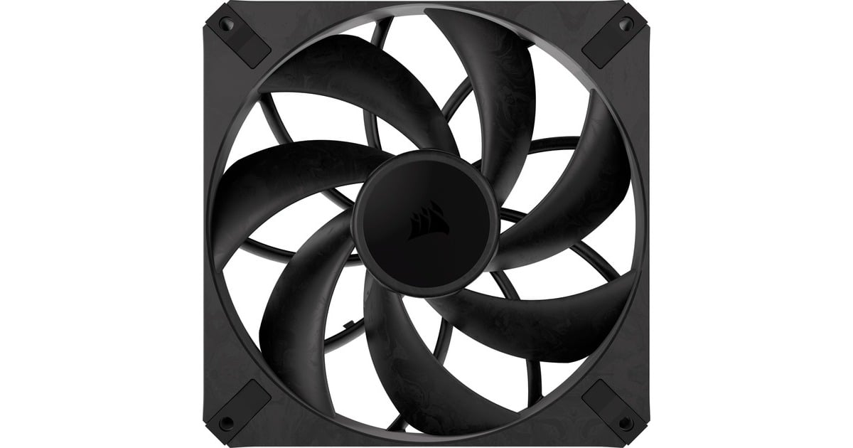 CorsairRS140 MAX Thick case fan  (Zwart, 140 x 140 x 30 mm, PWM)