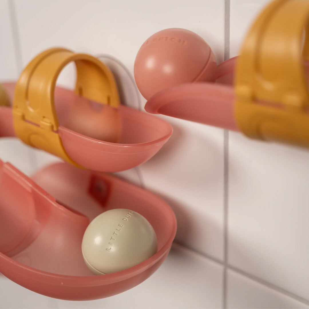 Little dutch badspeelgoed ballenbaan - roze