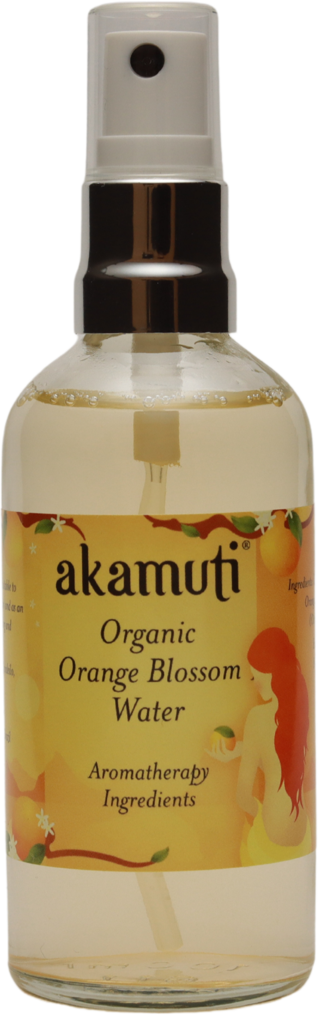 akamuti  Organic Orange Blossom Water, 100 ml